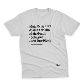 5 Solas lista - Unissex (branca)