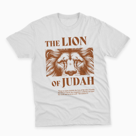 Nome do produto: Leão de Judá - Unissex (branca)