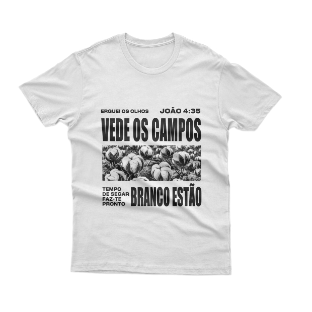 Campos Brancos João 4:35 - Unissex (branca)