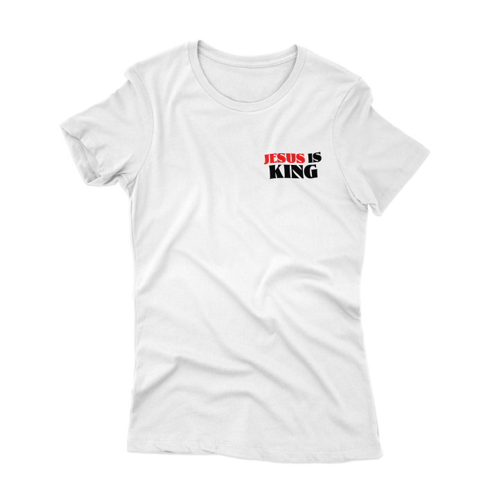 JESUS IS KING (branca) - Baby Look