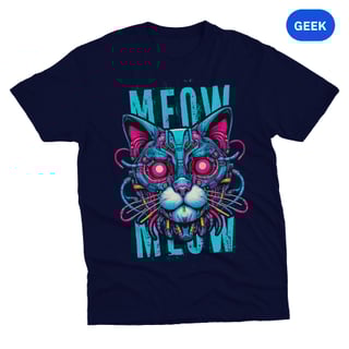 Gato Cyber Blue - Unissex