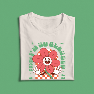 Nome do produto I´m so Blessed - Baby Look (estampa verde)