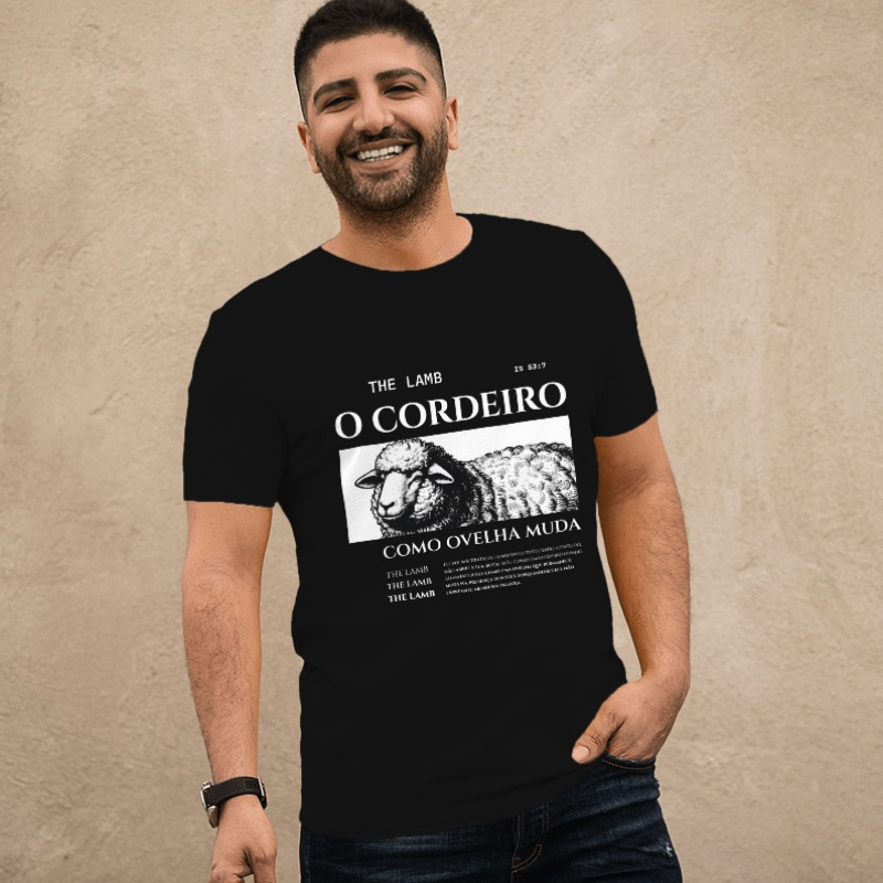 O Cordeiro - (Estampa branca)