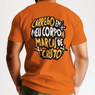 Marcas de Cristo - (Estampa Amarela e branca)
