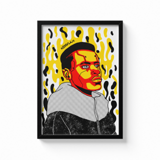 Cyber Face - Art Print