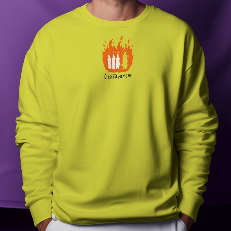 O Quarto Homen (Daniel 3.25) - Moleton Neon
