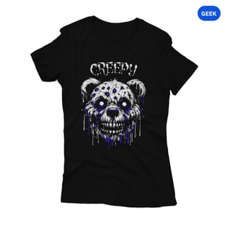 Nome do produto Urso Creepy - Baby Look