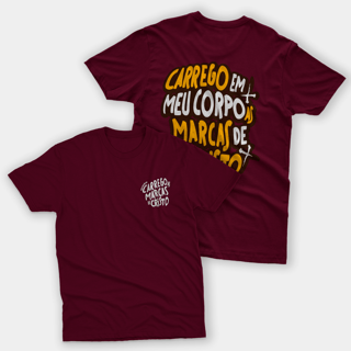 Nome do produto Marcas de Cristo - (Estampa Amarela e branca)