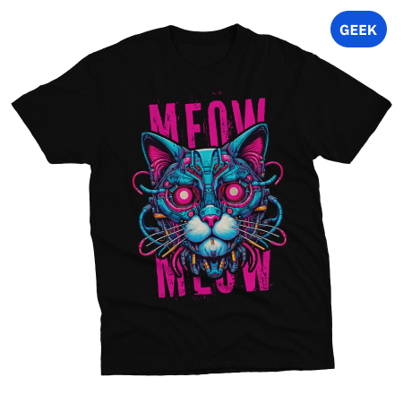Gato Cyber Pink - Unissex