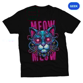 Gato Cyber Pink - Unissex