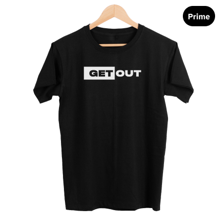 Nome do produto: Get Out Prime - Unissex (preta)
