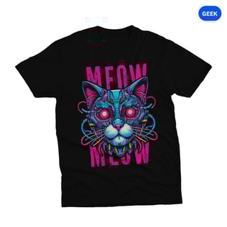 Nome do produto Gato Cyber Pink - Unissex