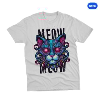 Nome do produto Gato Cyber - Unissex