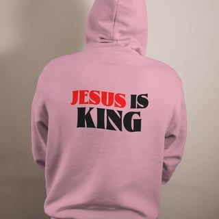 Nome do produto JESUS IS KING - Moleton Canguru