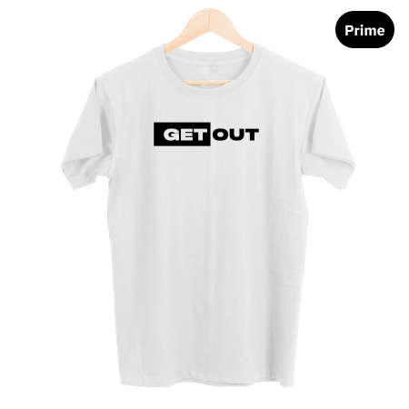 Get Out Prime - Unissex (branca) 