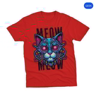 Nome do produto Gato Cyber - Unissex