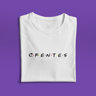 Nome do produto Crentes Friends Serie - Baby Look (estampa preta)