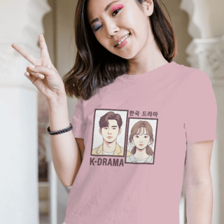 Nome do produto K-DRAMA Retratos -  Baby look