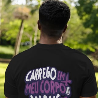 Marcas de Cristo - (Estampa roxa e branca)