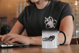 Nome do produto Caneca Mágica Casa do Corvo