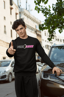 Nome do produto Moletom Fechado Pink Zone