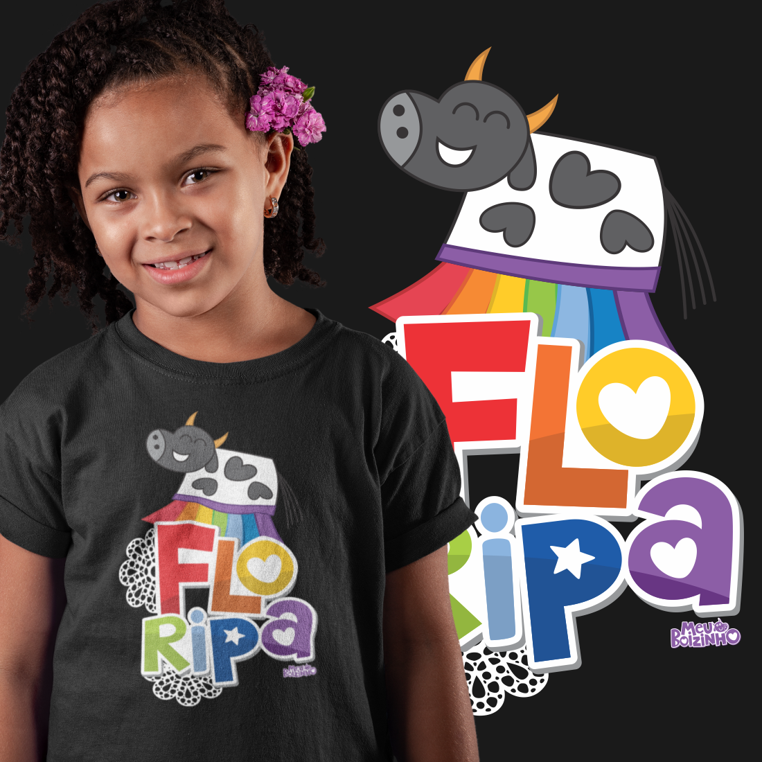 Camiseta Infantil II Floripa Meu Boizinho