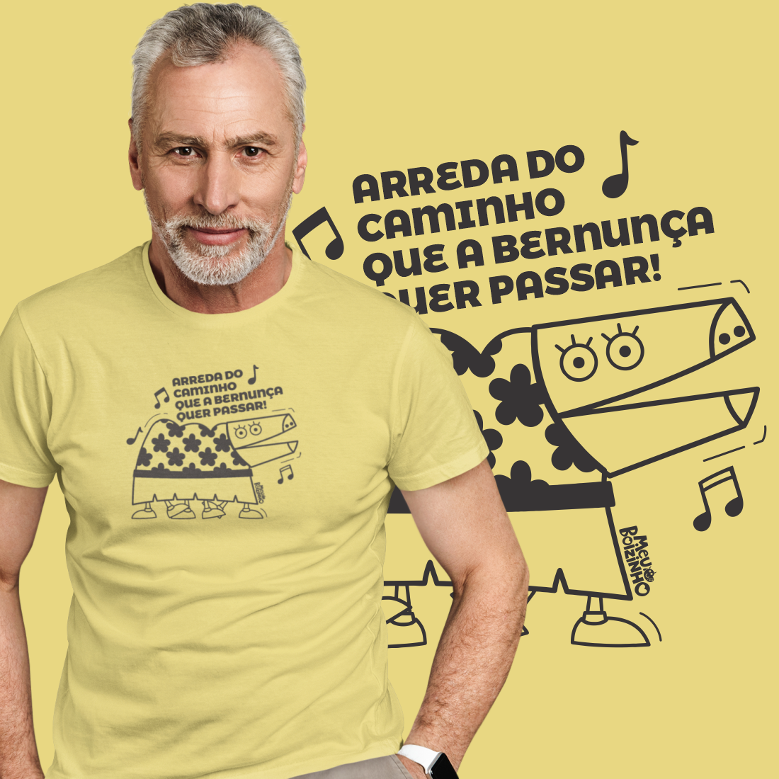 Camiseta Adulto Estonada Bernunça