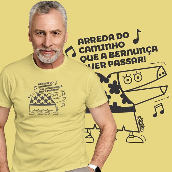 Camiseta Adulto Estonada Bernunça