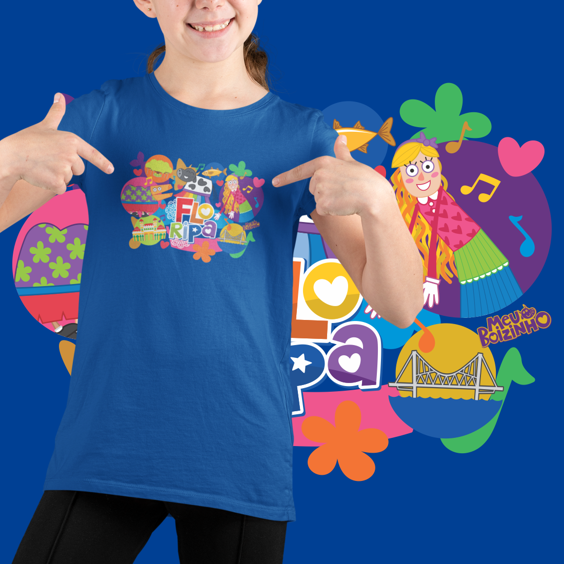 Camiseta Infantil II Ícones de Floripa