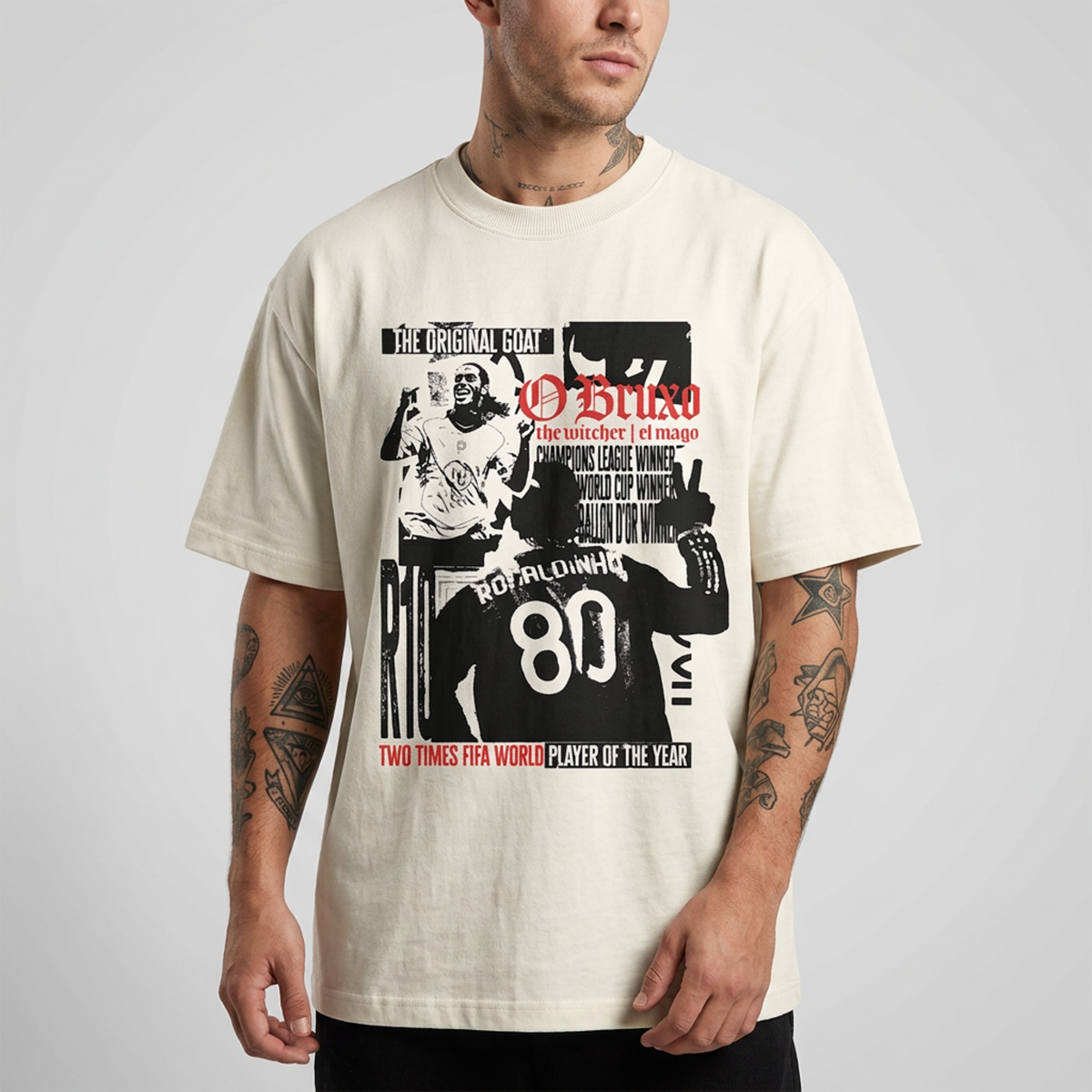 Nome do produto: Camiseta Oversized - R10 O BRUXO
