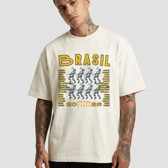 Camiseta Oversized - Como as nações escrevem 