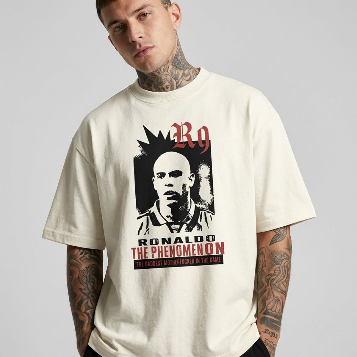 Nome do produto: Camiseta Oversized - R9 o fenômeno