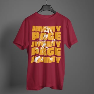 Nome do produto Camiseta Jimmy Page - Deuses da Guitarra