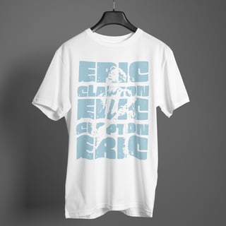 Nome do produto Camiseta Eric Clapton - Deuses da Guitarra
