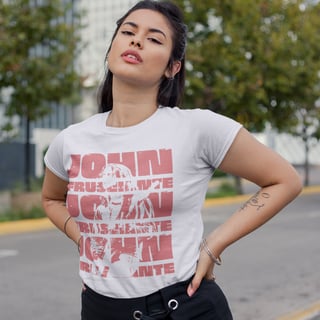 Nome do produto Camiseta Baby Long John Frusciante - Deuses da Guitarra