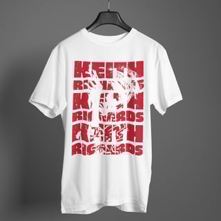 Nome do produto Camiseta Keith Richards - Deuses da Guitarra