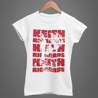 Nome do produto Camiseta Baby Long Keith Richards