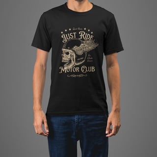 Nome do produto Camiseta Just Ride Motor Club