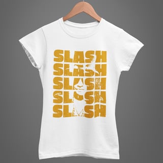 Nome do produto Camiseta Baby Long Slash - Deuses da Guitarra