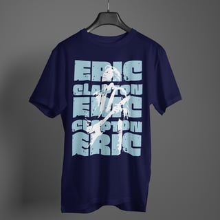Nome do produto Camiseta Eric Clapton - Deuses da Guitarra