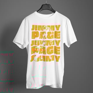 Nome do produto Camiseta Jimmy Page - Deuses da Guitarra