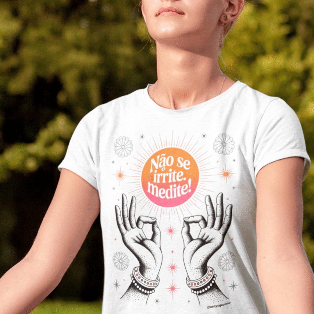 Nome do produto: Camiseta Yoga: Medite!