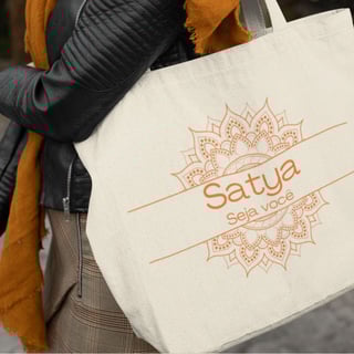 Ecobag Yoga Satya – Viva Sua Verdade