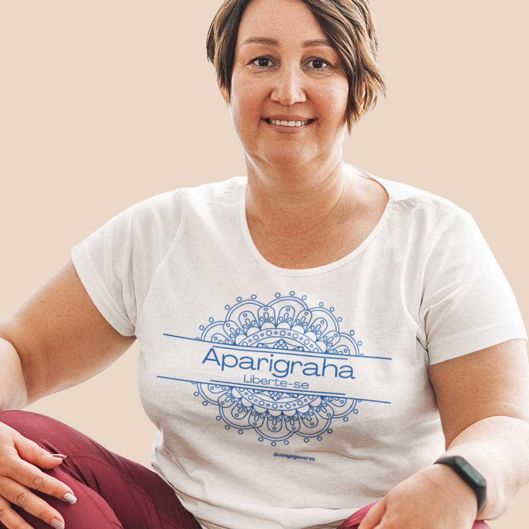 Nome do produto: Camiseta Yoga - Aparigraha - Liberte-se
