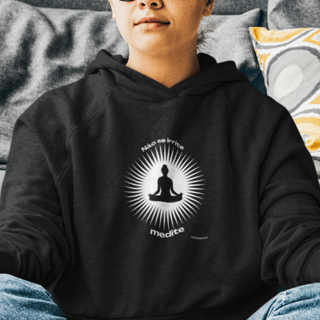 Nome do produto Moletom Meditação - Não se irrite, medite!