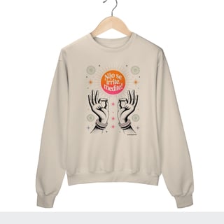 Nome do produto Moletom Yoga - Medite!