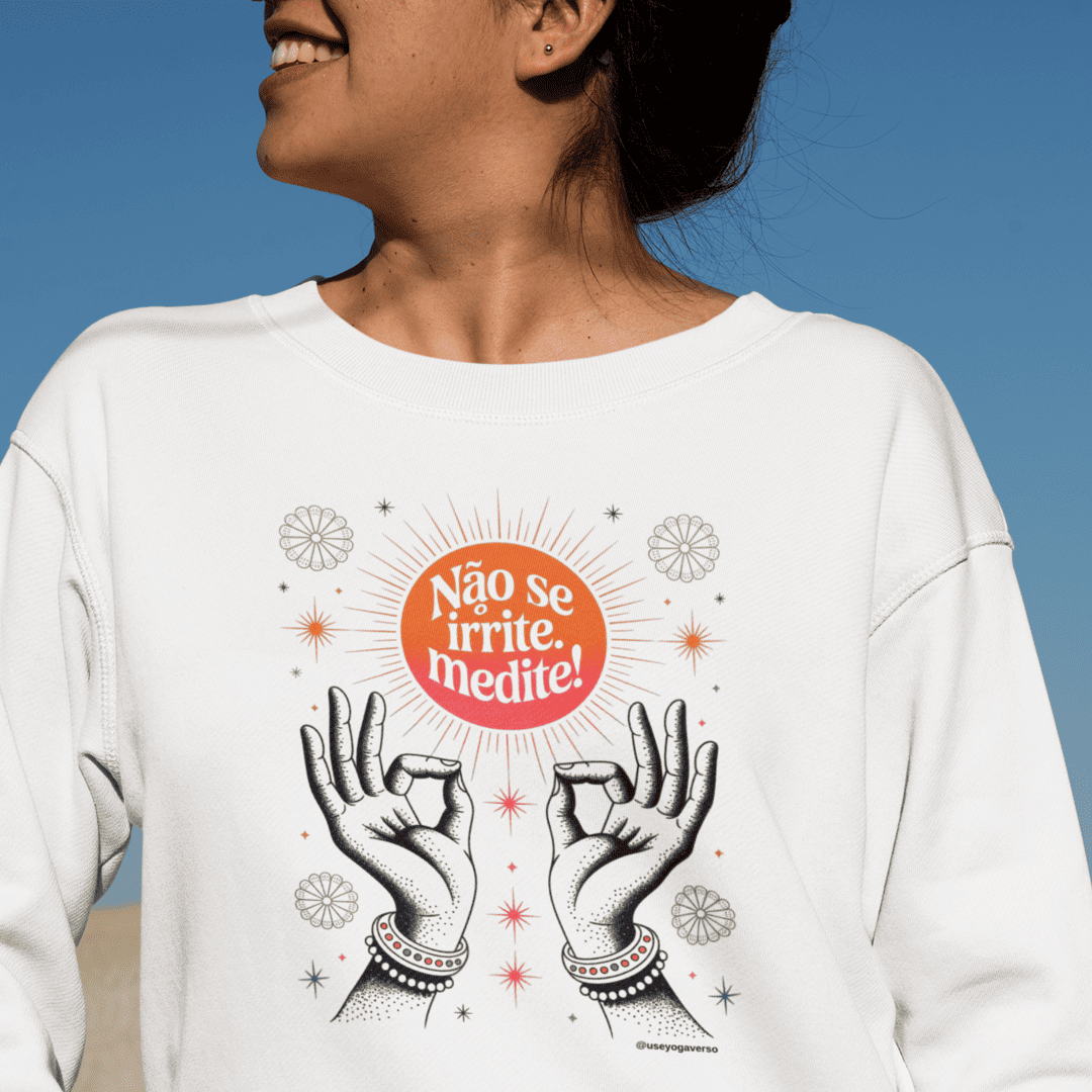 Nome do produto: Moletom Yoga - Medite!