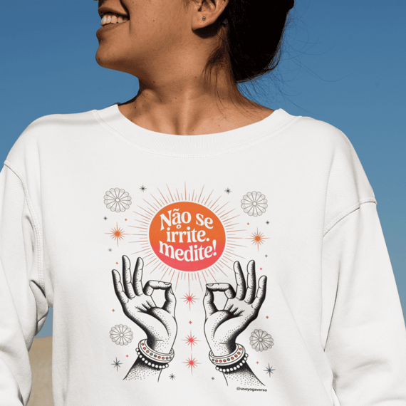 Moletom Yoga - Medite!
