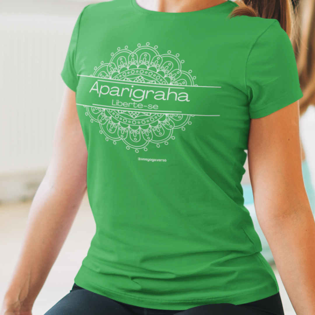Nome do produto: Camiseta Yoga - Aparigraha - Liberte-se