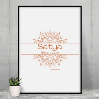 Nome do produto Poster: Satya - Seja Você